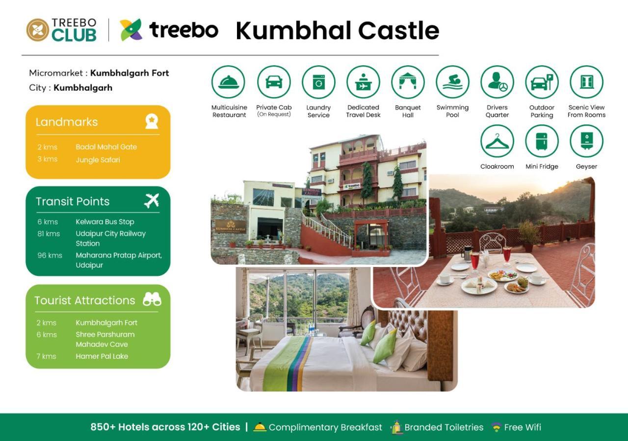 Treebo Trend Hotel Kumbhal Castle Kumbhalgarh Fort Exterior foto